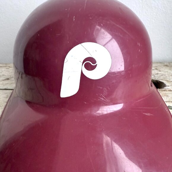Vintage Philadelphia Phillies Laich Full Size Adjustable Souvenir Batting Helmet - Picture 11 of 12